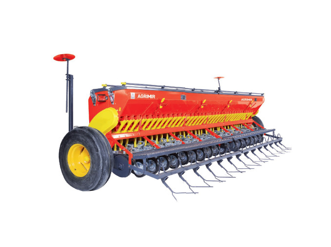 Semoir en ligne combiné – Double disque et roues de pression